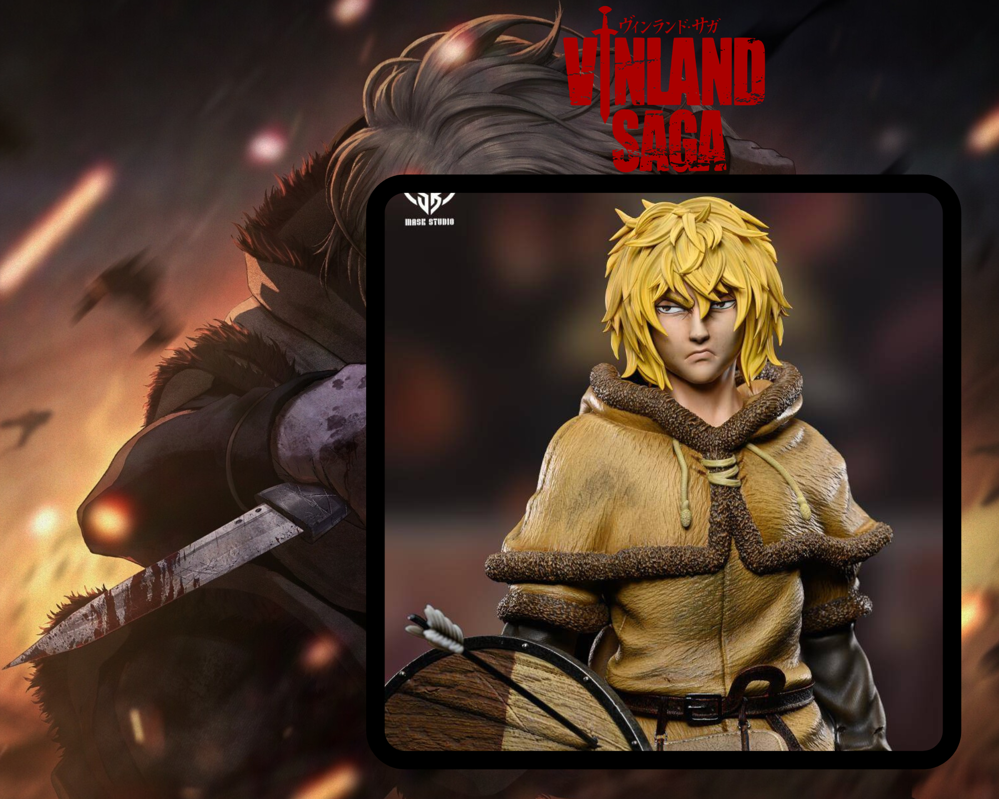 YAA - Vinland Saga: Thorfinn Anime Art Effect Poster5 (18inchx12inch)  Photographic Paper - Pop Art posters in India - Buy art, film, design,  movie, music, nature and educational paintings/wallpapers at Flipkart.com