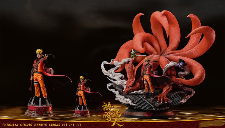 Figurine Naruto Kyubi  Figurine naruto, Naruto, Sasuke